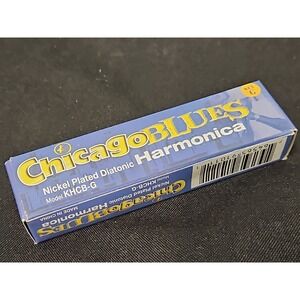 Kay Harmonics Chicago Blues Harp Diatonic Harmonica 10 Hole G Key KHCB-G‎